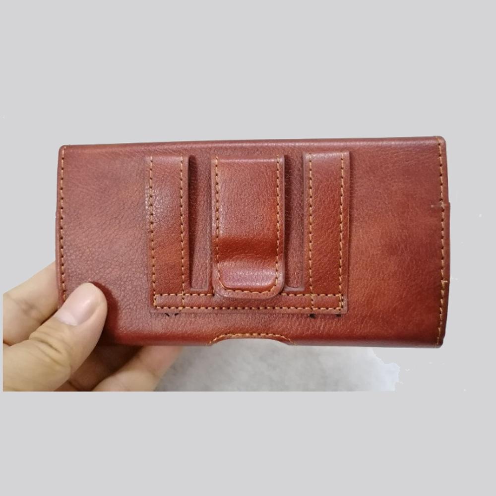 4.7-6.5 Inches Universal Phone Pouch Sewing Process Phone Belt Clip Cover  Man Belt Clip