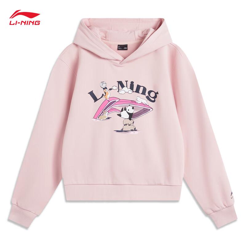 Li-Ning Women's Loose Fit Hooded Sweatshirt AWDV388