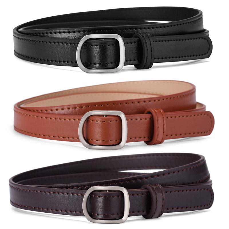Stylish Korean Version Casual Belt For Students With Decorative Smooth Buckle Feature