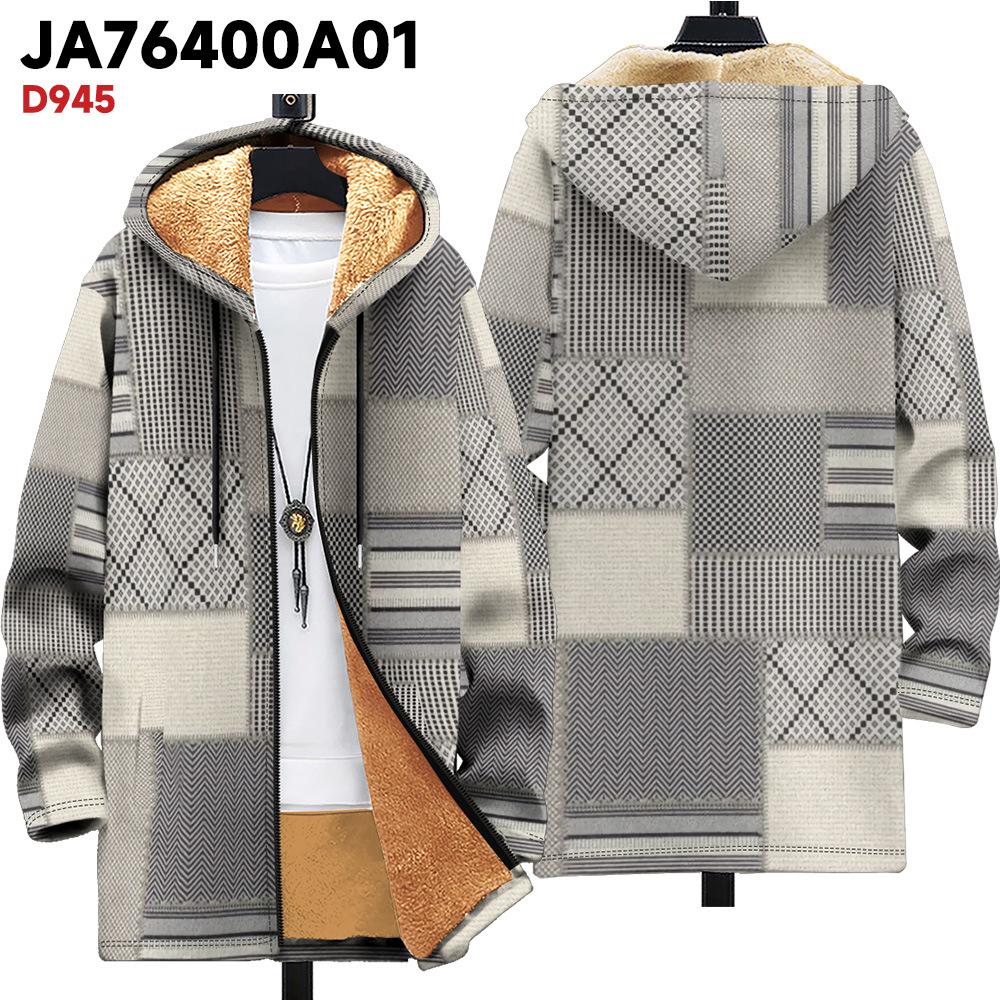 

Новая куртка: разноцветные элементы узора, кардиган с капюшоном на молнии, утолщенная зимняя флисовая одежда с подкладкой, желтая подкладка, модная хлопковая одежда 4XL