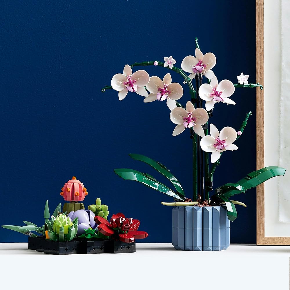 LEGO Botanical Orchid Building Toy 10311 Decorative Flower Arrangement for Home Interior Gift for Men and Women