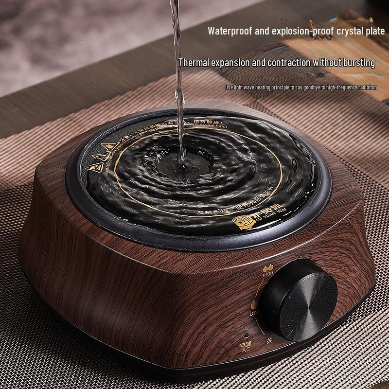 Compact Electric Ceramic Stove: Multifunctional, Utensil-Friendly Mini Tea Maker for Household Use