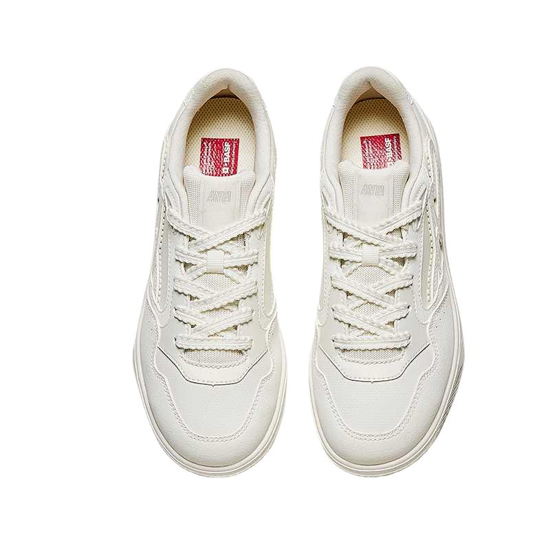Anta Skate Shoes Women's Low-top Ivory White
