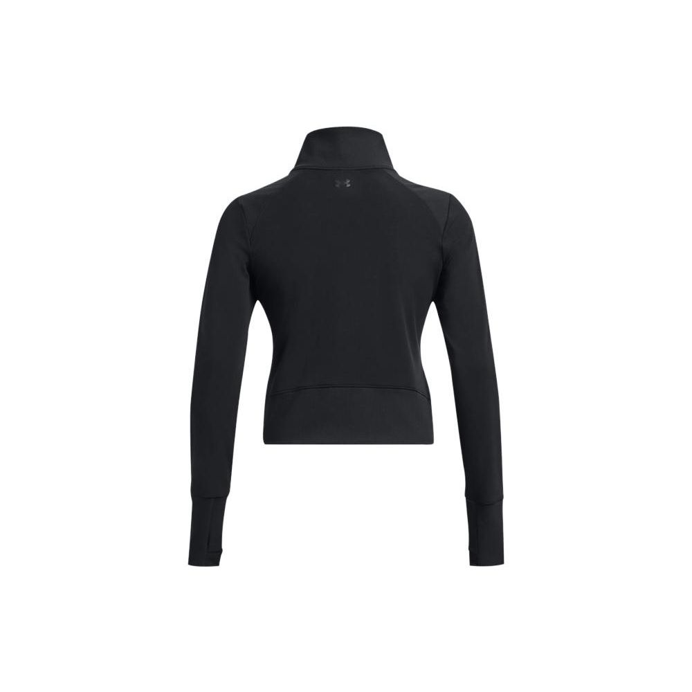 Under Armour Jednofarebná priliehavá bunda s vysokým golierom a dlhým rukávom Dámske bundy Čierna 1379157-001