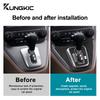 Real Carbon Fiber For Honda CRV CR-V 2007 2008 2009 2010 2011 Central Control Gear Shift Cover Panel Sticker Accessories LHD RHD