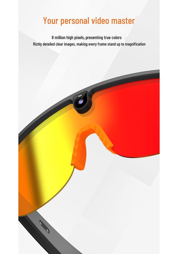 G5 Smarte Bluetooth-Radsportbrille mit KI-Sprachassistent, Foto- & Videoaufnahme, Blaulichtfilter.