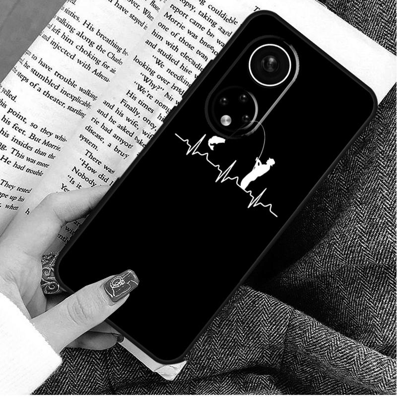 

Fishing Heartbeat Case For Honor Magic 8 Pro 5 6 7 Lite Honor 400 200 50 70 90 X9d X9c X9b X9a X8b Win RT Cover Honor Magic7 Pro