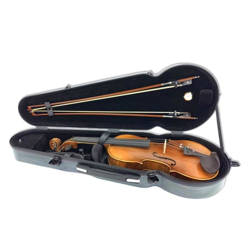 Vetimobato Viola Case, 16-inch, Adjustable Interior Fits 15-16.5-inch Violas, Carbon Fiber Hard Shell, Ultra Lightweight & Impact Resistant, Two Bow H