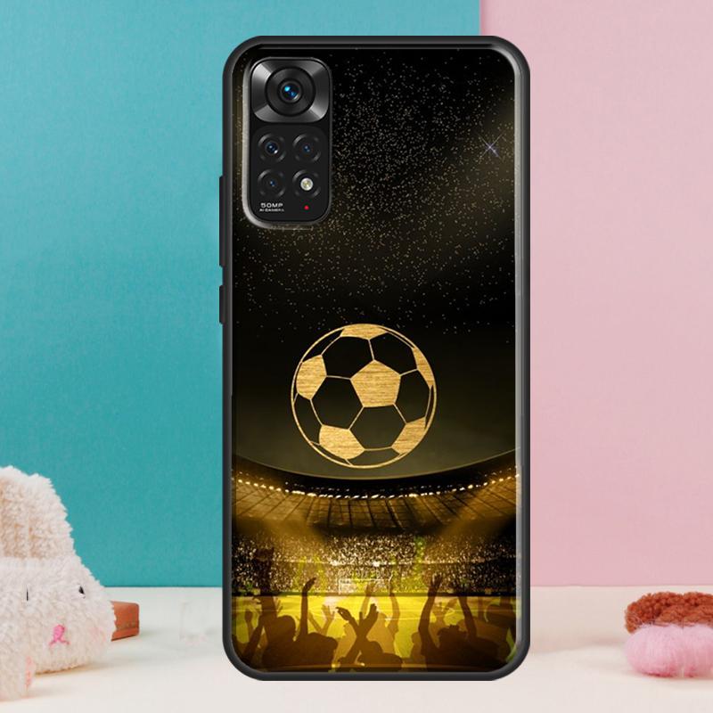 Football Soccer Ball Case For Xiaomi Redmi Note 12 11 10 9 8 Pro 9S 10S 11S 12S Redmi 12C 9A 9C 10A 10C Coque