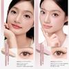 DEZONE Tear Bag Liner 2 Colors Waterproof Pencil Eyeliner Highlighter Shading 2in1 Stick with Brush Double Line Expert Tear Bag Concealer