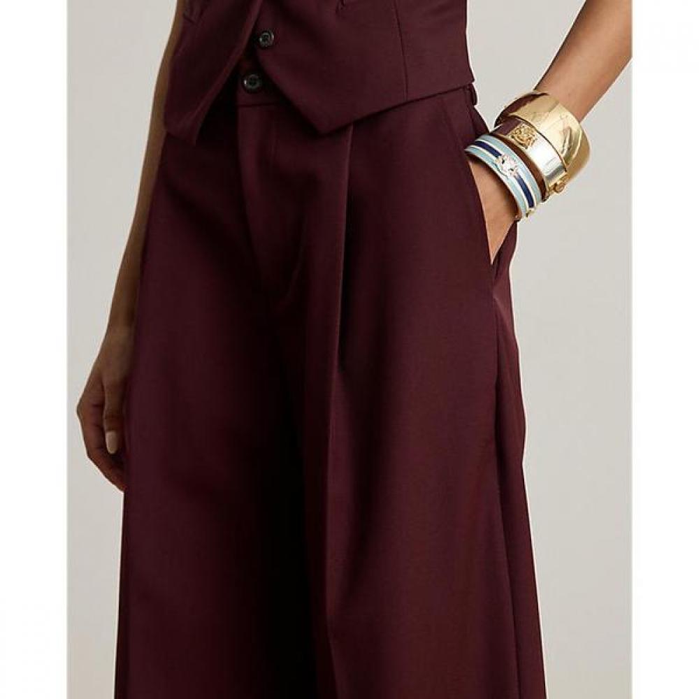 Lauren Ralph Lauren Wool Blend Twill Wide Leg Pants Model Wmlrpntsbv20328600