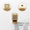 European Luxury Diamond Crystal Handle Bright Gold Zinc Alloy Kitchen Cabinet Knob and Handles Drawer Knobs Hardware