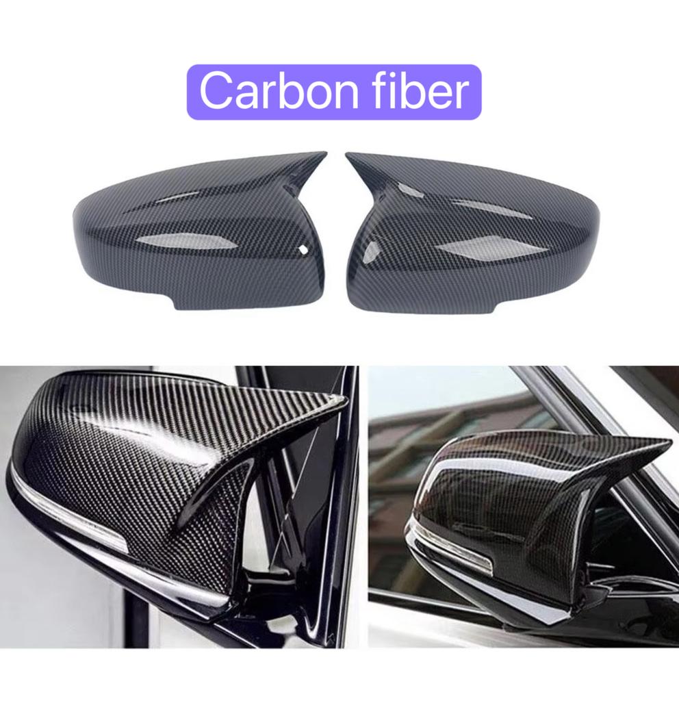 Fit For Suzuki Swift 2018 - 2025 Car Rearview Side Mirror Cover Wing Cap Sticker Rear View Case Trim Carbon Fiber