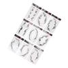 Hair Tattoo Sticker Hair Salon DIY Hairstyling Hair Stickers Fake Hairline Sticker 9pcs/Set