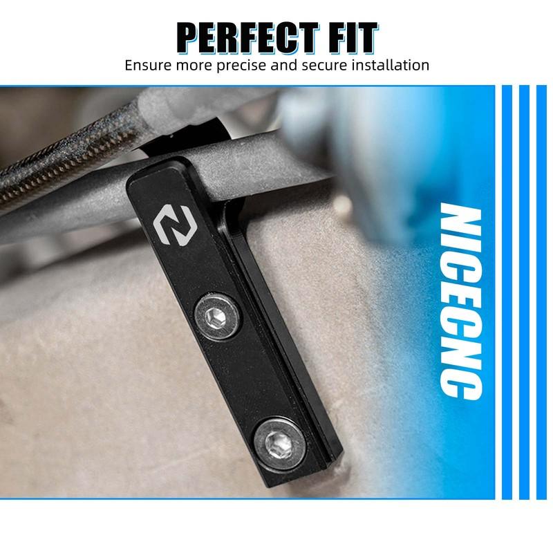 NICECNC Raptor 700 Brake Hose Line Hose Clamp Holder For Yamaha Raptor 700 2006-2023 Raptor 700R 2009-2023 Aluminum ATV Parts
