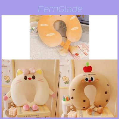 Cartoon Memory Foam Ushaped Neck Pillow For Office Rest And Travel Comfort