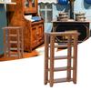 Doll House 4 Layers Shelf Vivid Lifelike Appearance Pure Color 1:12   Flower Stand for   Decoration Gifts