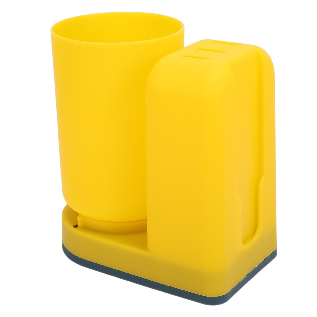 Toothbrush Cup Holder Multipurpose Modern Simple Design Space Saving Wall Mounted Toothbrush Holder