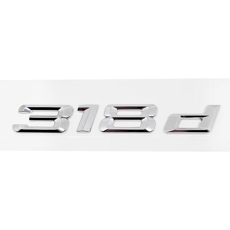 ABS Car Rear Trunk Letters Logo Badge Emblem Sticker For BMW 3 Series 318d 320d 325d 328d 330d 335d E46 E90 E91 F30 F31 F34 G20