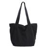 Canvas Bag Women's 2025 New Large-capacity Shoulder Tote Bag for College Students In Class Commuting Tote Bag Shopping Cloth Bag