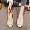 Fashion Mesh Breathable With Bow Woman Flats Summer Square Toe Shoes for Women 2025 Discount 39 Comfortable and Elegant Chic Point Shoe