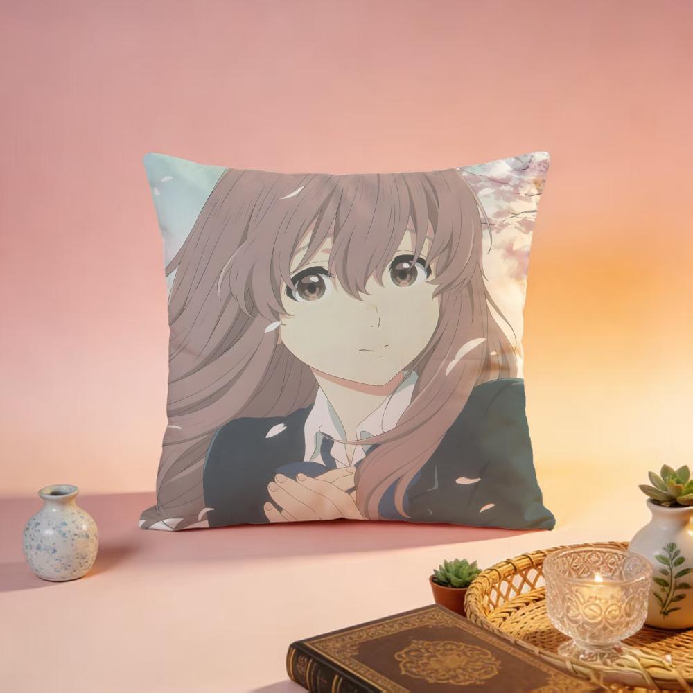 Popular AASilent Voiceed Cushion Cover Premium SkinFriendly Pillow Case MultiPurpose for Home Office Travel