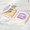 Toast Shaped Portable Lunch Box With Lid Toast Bread Sandwich Box Kitchen Outdoor Picnic Large-Capacity Bento Box
