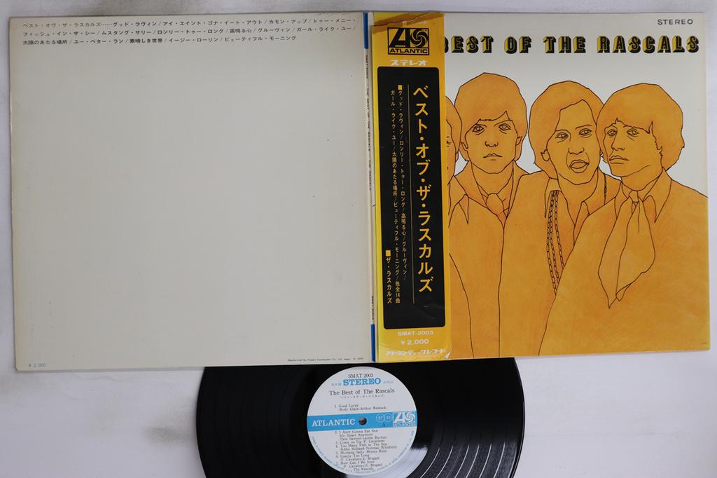 LP Record RASCALS - Best Of The Rascals SMAT2003PROMO ATLANTIC 1968 Japan Obi Rock Used