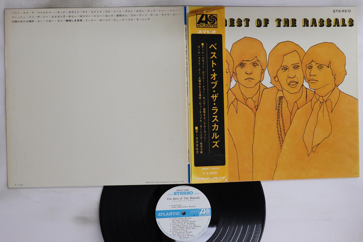 

LP Record RASCALS - Best Of The Rascals SMAT2003PROMO ATLANTIC 1968 Japan Obi Rock Used