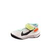 Team Hustle D 10 Comfortable Versatile Non-Slip Anti-Kick Shock Absorbing Durable Mid-Top Kids Basketball Shoes Kids Sneaker White HJ3497-101