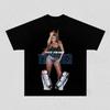 Singer Tate McRae Portrait Graphics Tshirt Unisex Shirt 2026 Summer New Unisex Women Luxury Fashion Cotton Oversize Tshirt Y2K