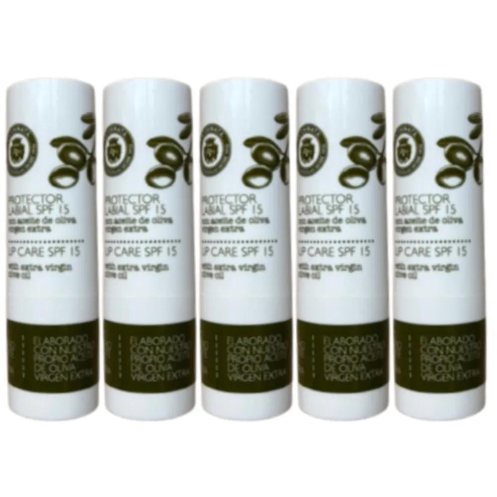 La Chinata Spanish Lip Balm 5-Piece Set, Travel Gift Lip Barm Olive Lip Balm