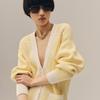 Women's Tennis Court Jacquard Cardigan AF9871-56GIHX
