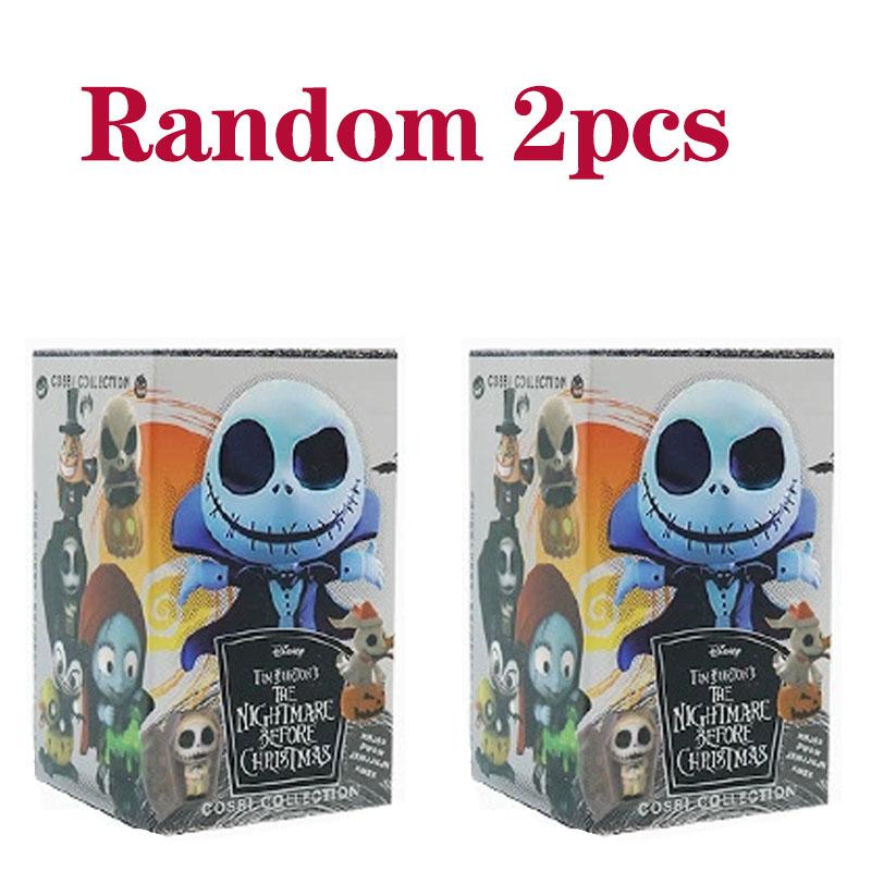 The Nightmare Before Christmas Blind Box Small Size PVC Model  Figures Jack Sally Dr. Collectible Figurine Doll Christmas Gifts
