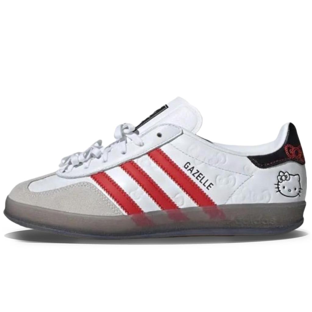 Hello Kitty x Adidas Originals GAZELLE INDOOR Antislip Slijtvast Lage Skateschoenen Unisex II0013(Team501-)