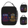 Heated Rivalry Lunch Bag Cute Lunch Box Travel Portable Zipper Tote Food Bags For Women Oxford Custom Cooler Bag