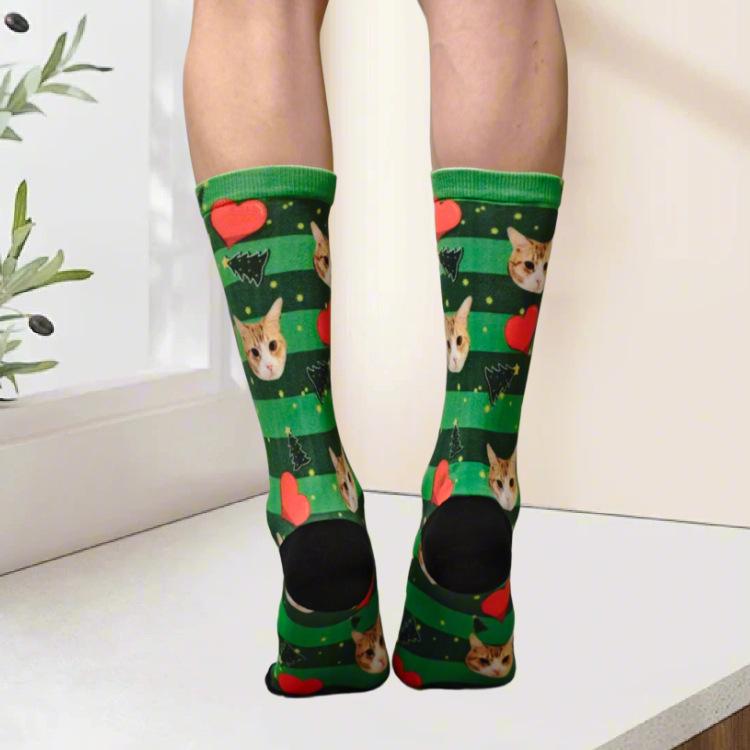 Versatile European & American 360 Print Pet Socks - Perfect for Mother's Day, Father's Day, or Christmas Gifts.