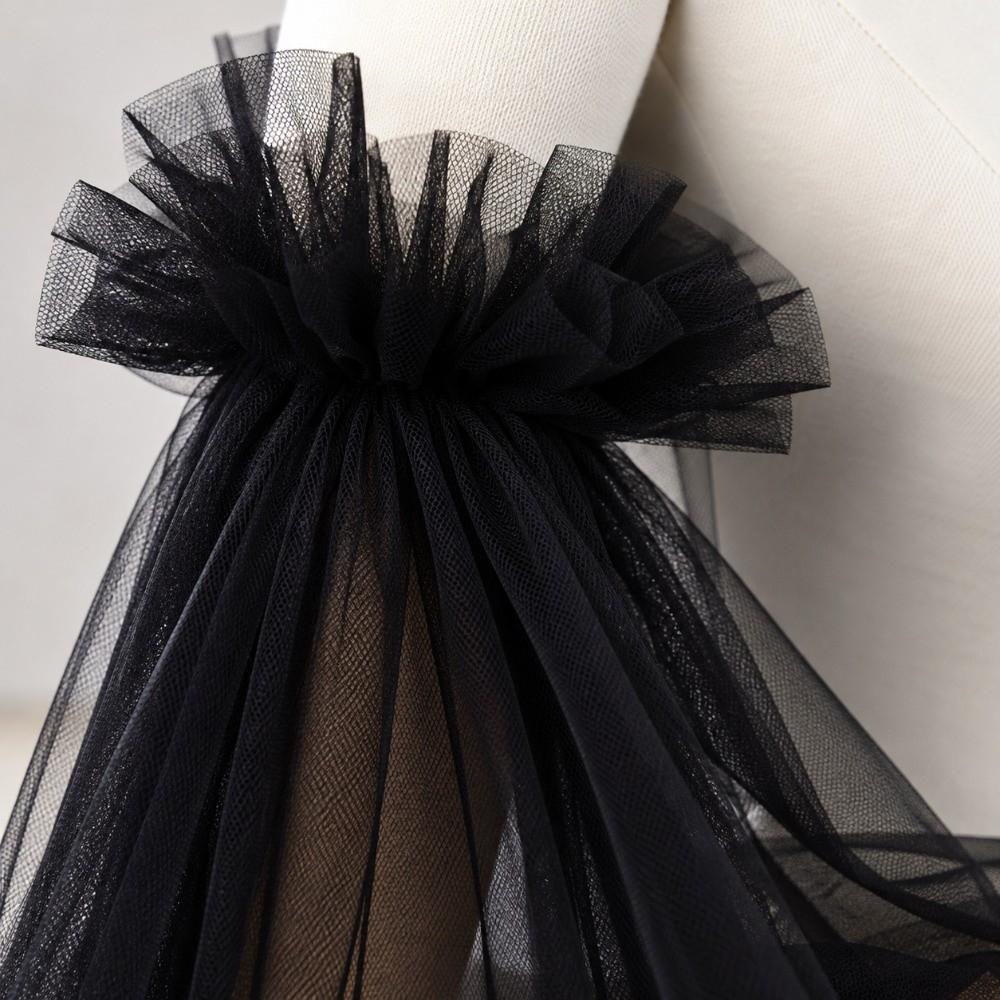 Tulle Arm Cuffs Elastic Puff Sleeves Fashion Mesh Sleeves  Evening Party