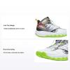 Li Ning Primary 3.0 V2 Night Glow Basketball Shoes Kids Sneaker Standard-White Gravel-Grey Black YKBT074-5