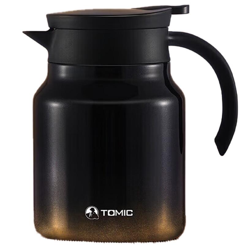 TOMIC Double Wall Stainless Steel Thermos Tea Pot