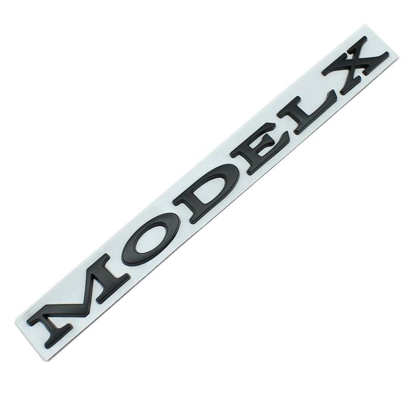 3D ABS Tesla Model 3 XSY DUAL MOTOR Spacex Logo Auto Buchstabe Heckklappe Kofferraum Aufkleber Emblem Abzeichen Aufkleber Aufkleber