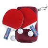 Oem Fisch Tischtennis Schläger, Doppel Schläger mit Ball Set, Anfänger Schüler Training Komplett Schläger 236a