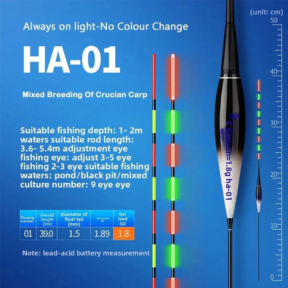 (No colour change)Electronic Fishing Float Eye-grabbing IndicatorLight Float Rock Fishing Floats Long Tail Night Fishing Buoy