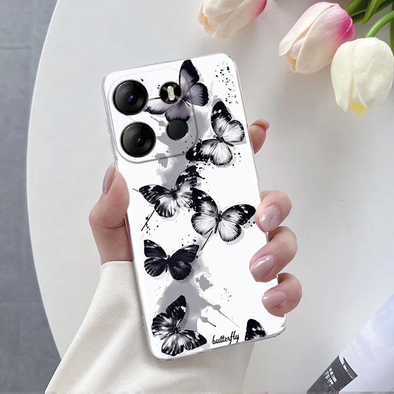 For Infinix Smart 7 Smart 6 HD Plus Case Luxury Protective Cover For Infinix Smart 5 India Marble Clear Soft Silicone Phone Case