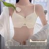Seamless Adjustable Shaping Bra for Women with Large Busts, Push-Up, Side Support, Anti-Sagging, Thin Milk Cotton Cup