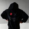 2026 Spring Men's Casual Hooded Sweatshirt with Loose Print Long Sleeve Men's Pullover Sport Shirt Extra Large Men's Shirt