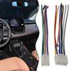 2pcs Car Stereo- CD Player Wiring- Harness Cable Adapter 150mm Black- For Toyota- Radio- Wiring Harness Electronics Accessories-