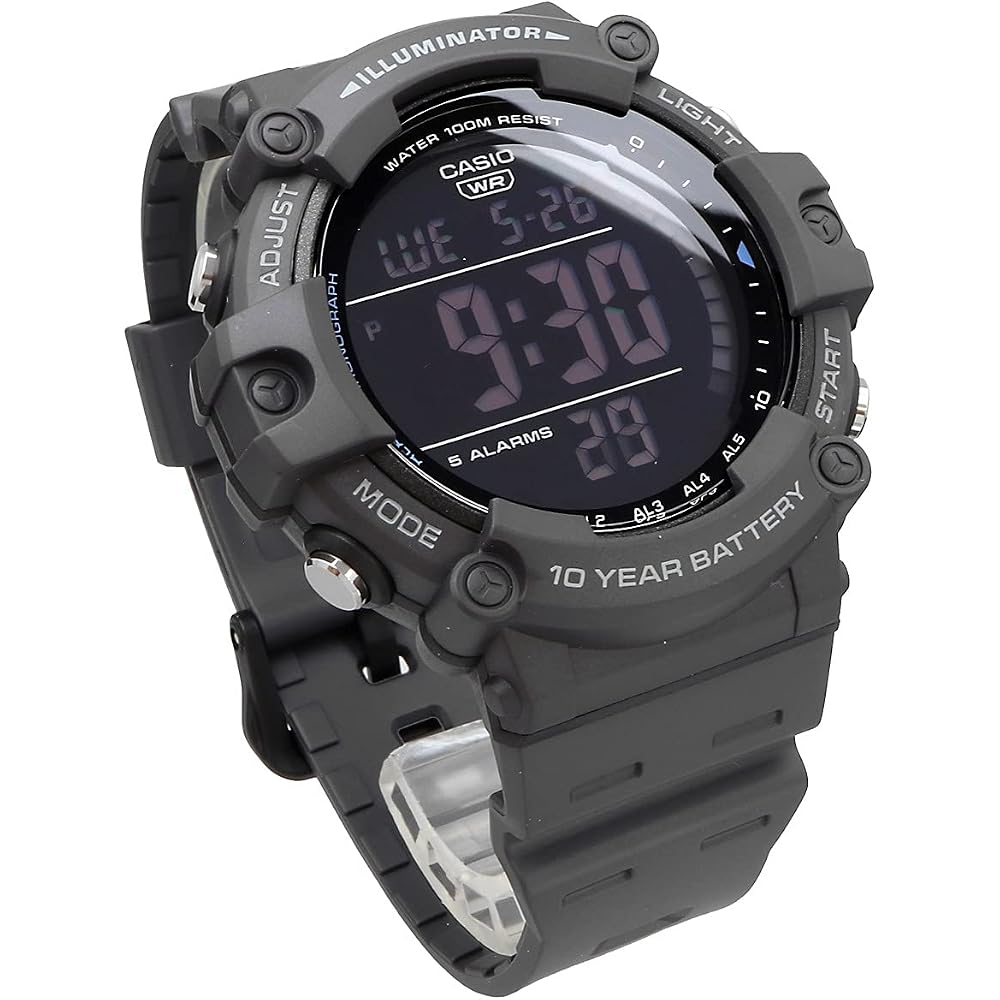 [Casio] CASIO Standard Digital Watch AE-1500WH-8BV Men's Cheap Casio "Chipkasi" Dark Gray Interna...