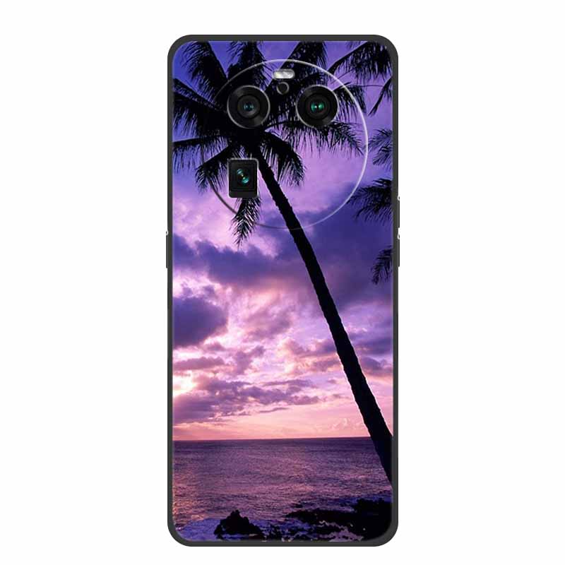 For Oppo Find X6 Pro Case Original Soft Silicone Shockproof Phone Back Cover Cases for Oppo Find X6 Pro 5G Cool Protector Shell
