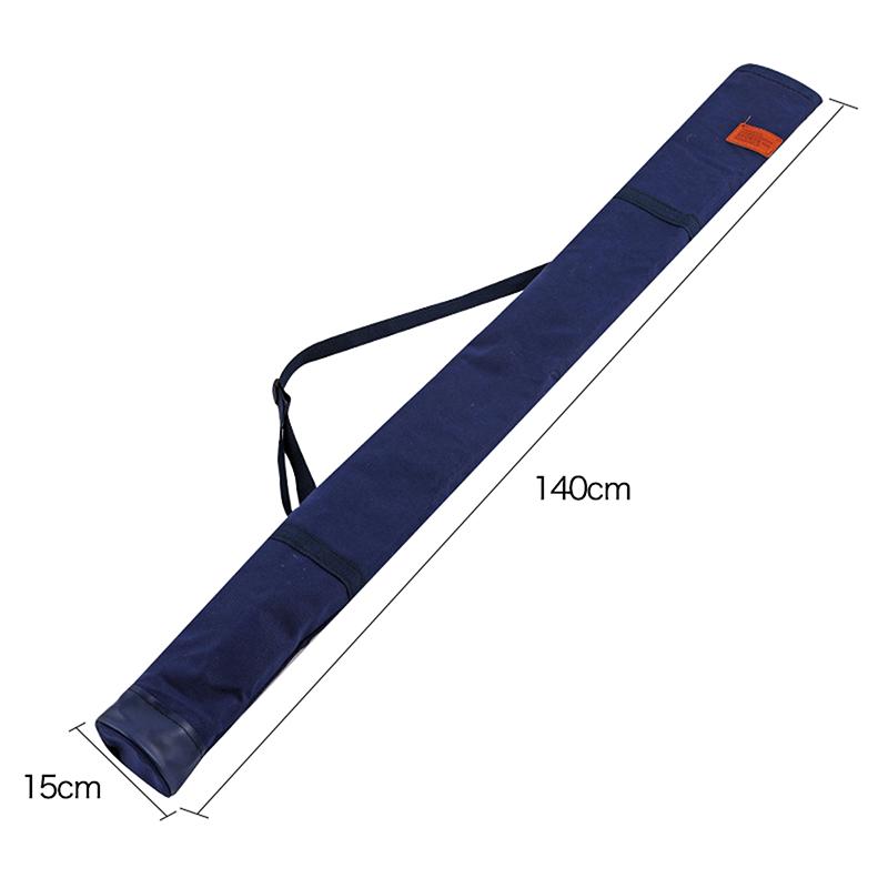 120/130/140Cm Canvas Fishing Rod Bag Waterproof Fishing Rod Umbrella Tackle Gear Storage Case Folding Portable Shoulder Bags